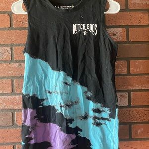 Small muscle style Dutch Bros Tank Top